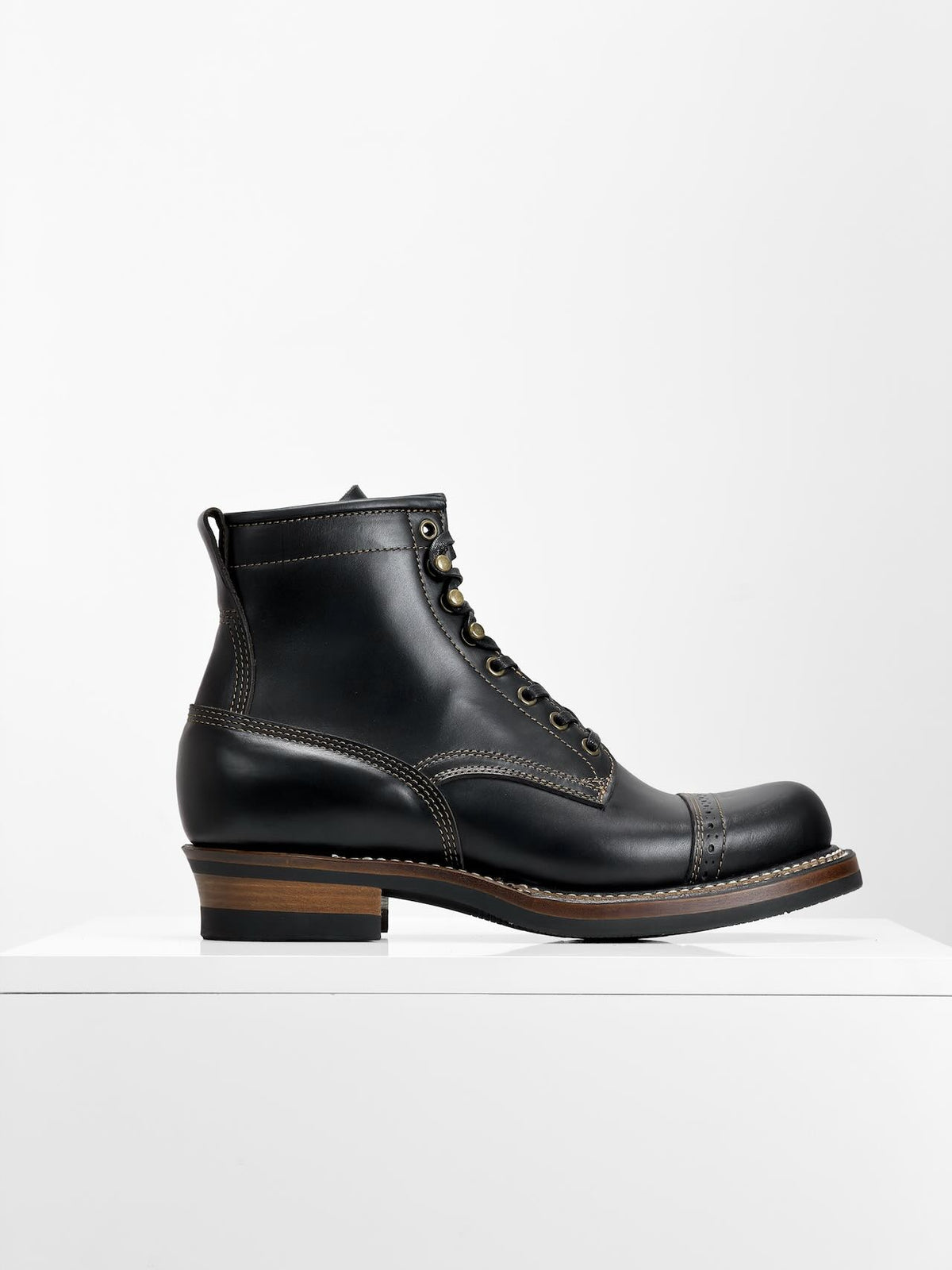 Sample Sale | Woodcutting boots -  Horween Black Dublin - 9.5