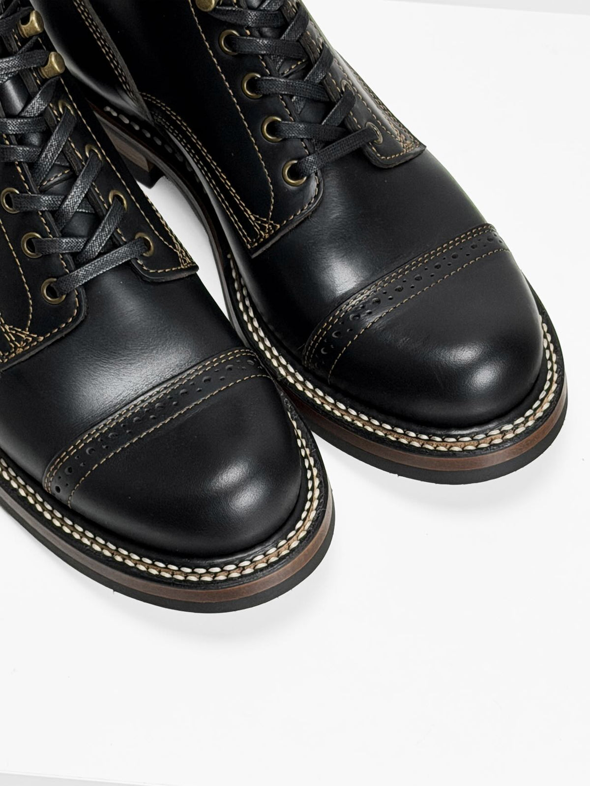 Sample Sale | Woodcutting boots -  Horween Black Dublin - 9.5