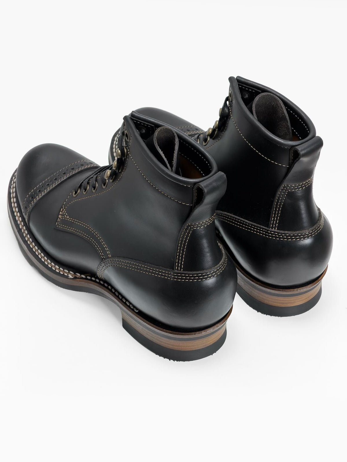Sample Sale | Woodcutting boots -  Horween Black Dublin - 9.5