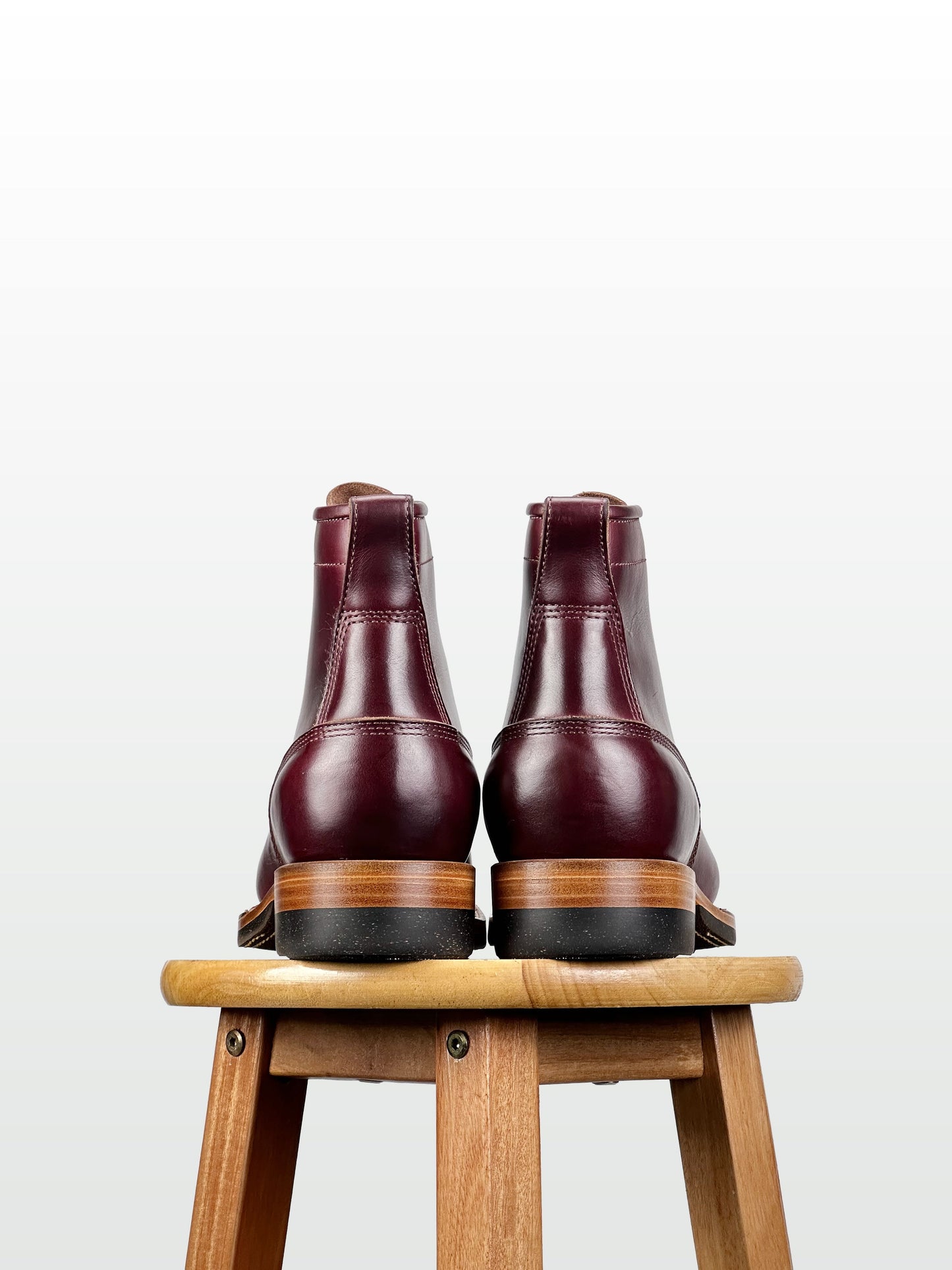 (MTO) - Woodcutting boots  - Horween cxl Claret - 6187