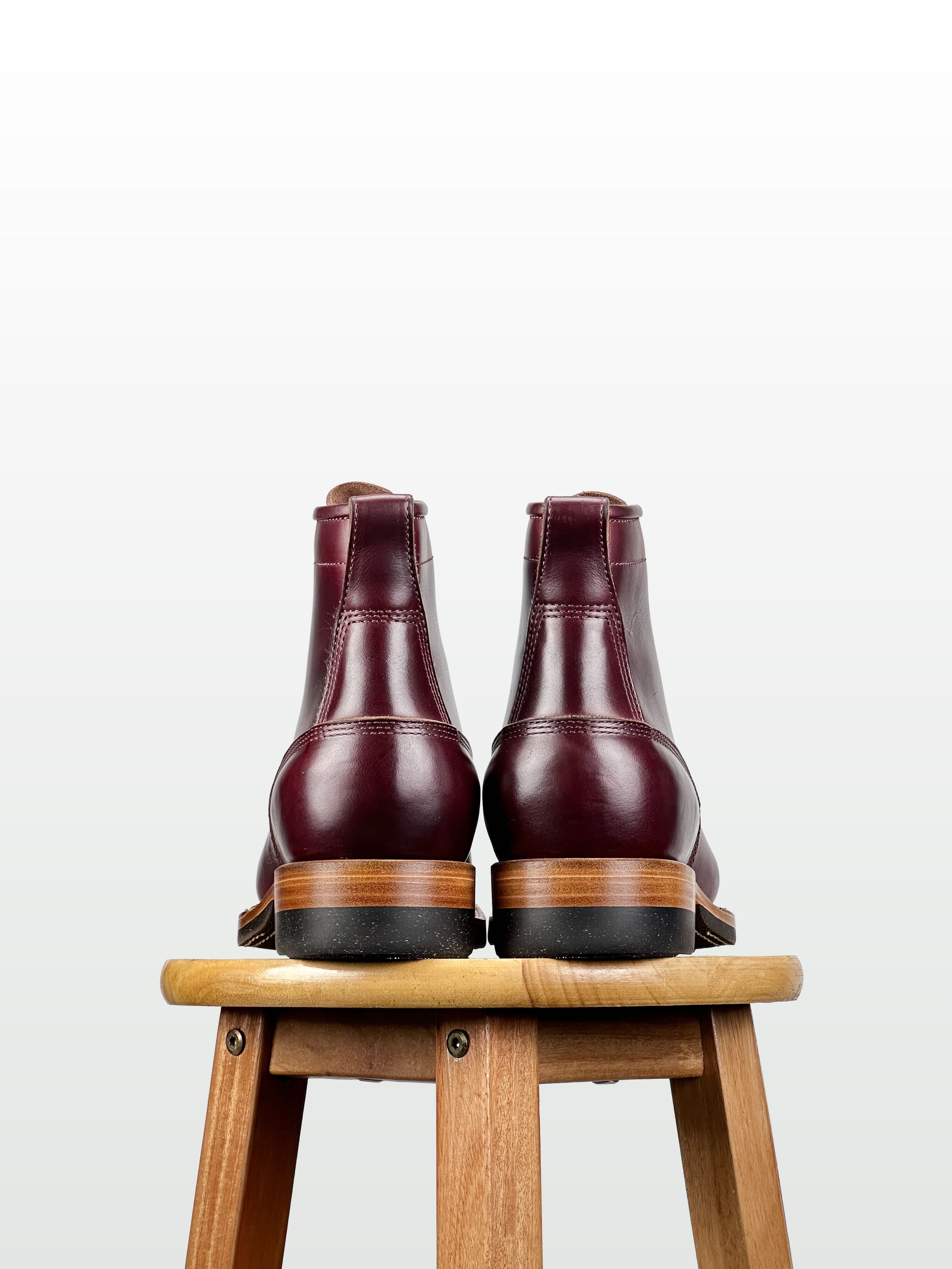 (MTO) - Woodcutting boots  - Horween cxl Claret - 6181
