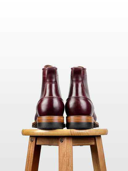 (MTO) - Woodcutting boots  - Horween cxl Claret - 6187