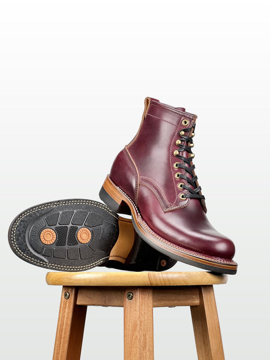 Woodcutting boots MTO - Horween cxl Claret - 6187
