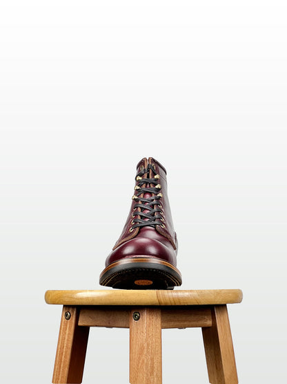 (MTO) - Woodcutting boots  - Horween cxl Claret - 6181