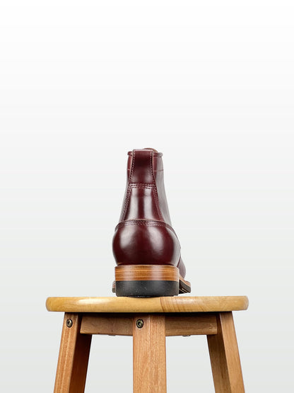 (MTO) - Woodcutting boots  - Horween cxl Claret - 6181