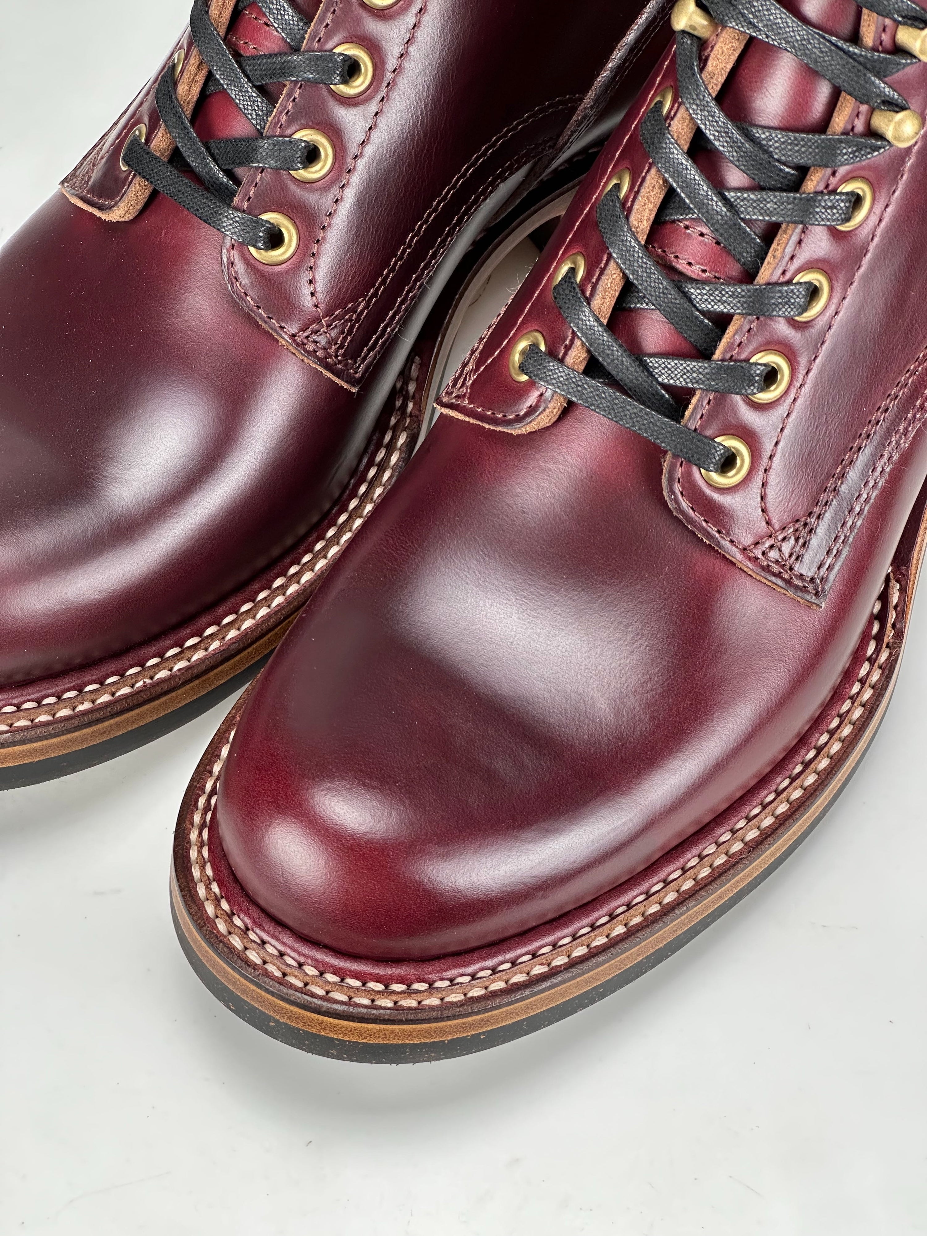 (MTO) - Woodcutting boots  - Horween cxl Claret - 6181