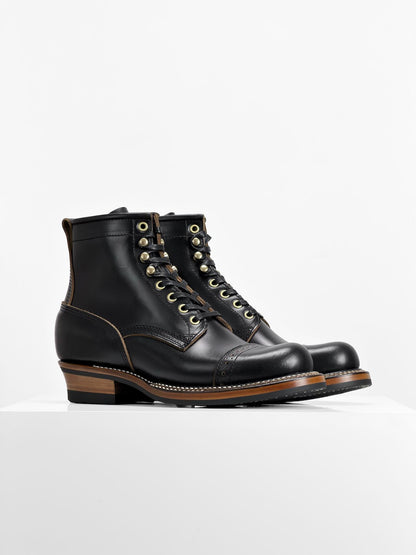 Ready to Ship  - Woodcutting boots - Horween chromexcel Black - 6771