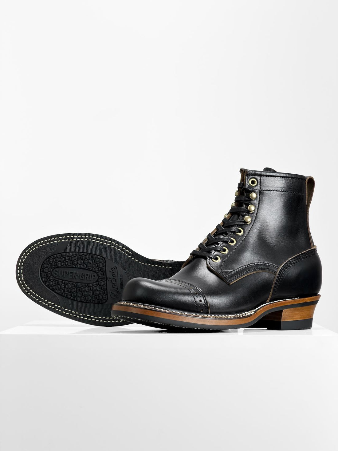 Ready to Ship  - Woodcutting boots - Horween chromexcel Black - 6771