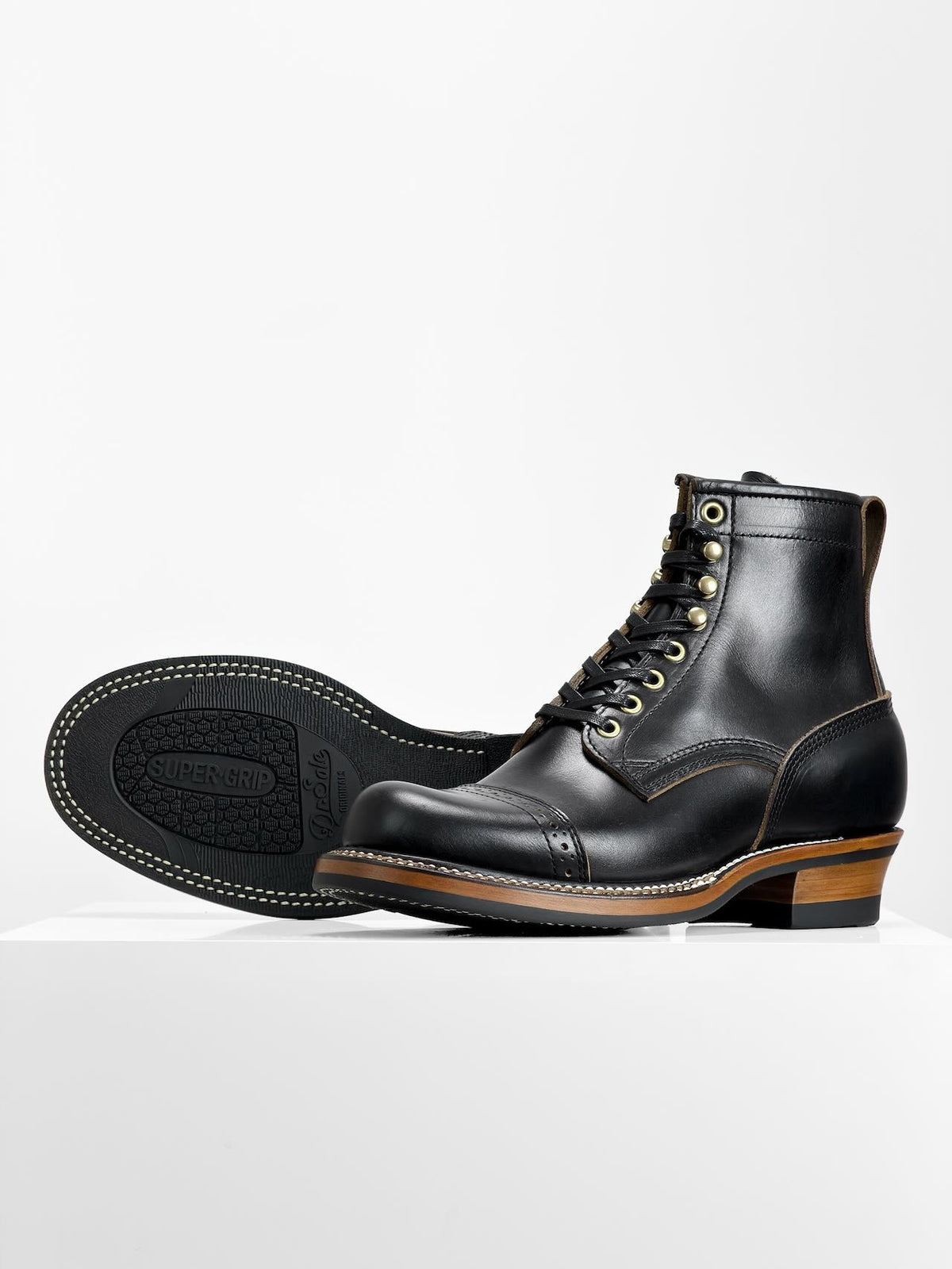 Ready to Ship  - Woodcutting boots - Horween chromexcel Black - 6771