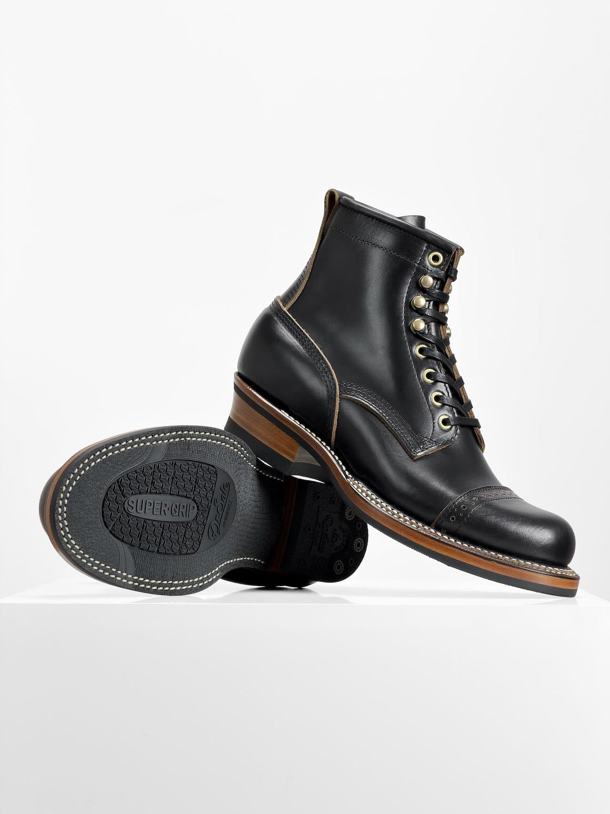 Ready to Ship  - Woodcutting boots - Horween chromexcel Black - 6771