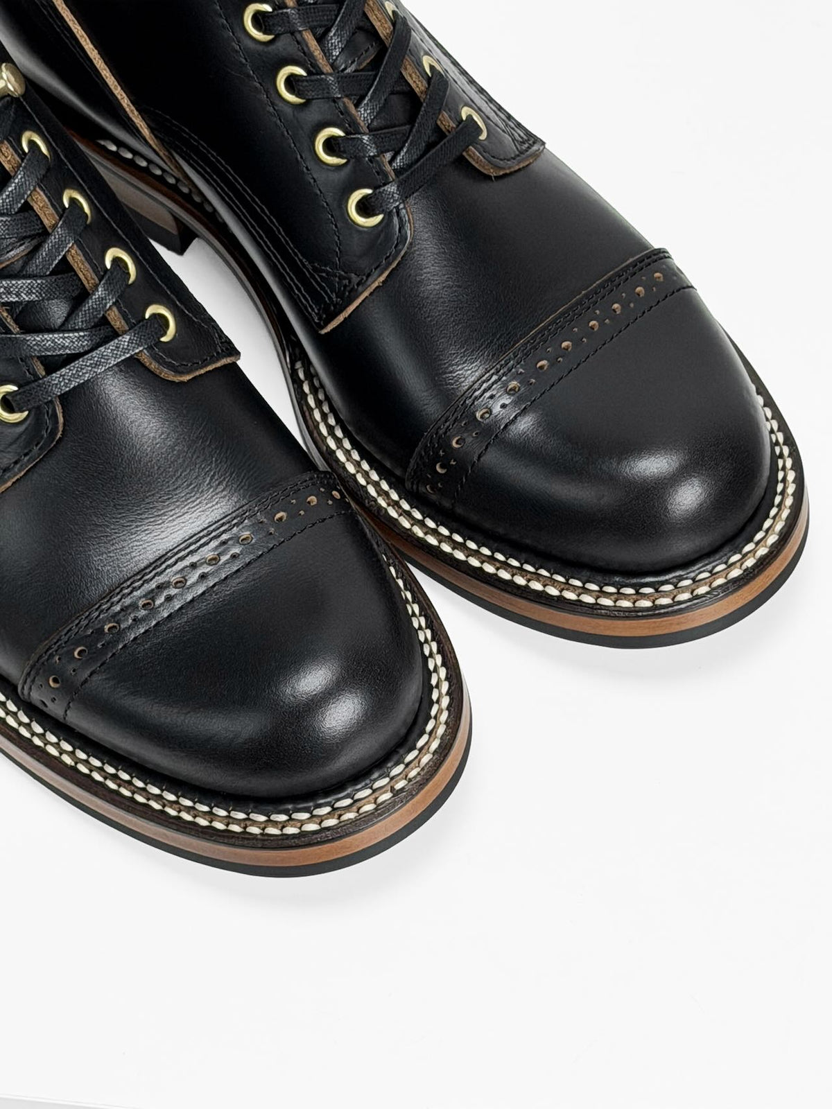 Ready to Ship  - Woodcutting boots - Horween chromexcel Black - 6771