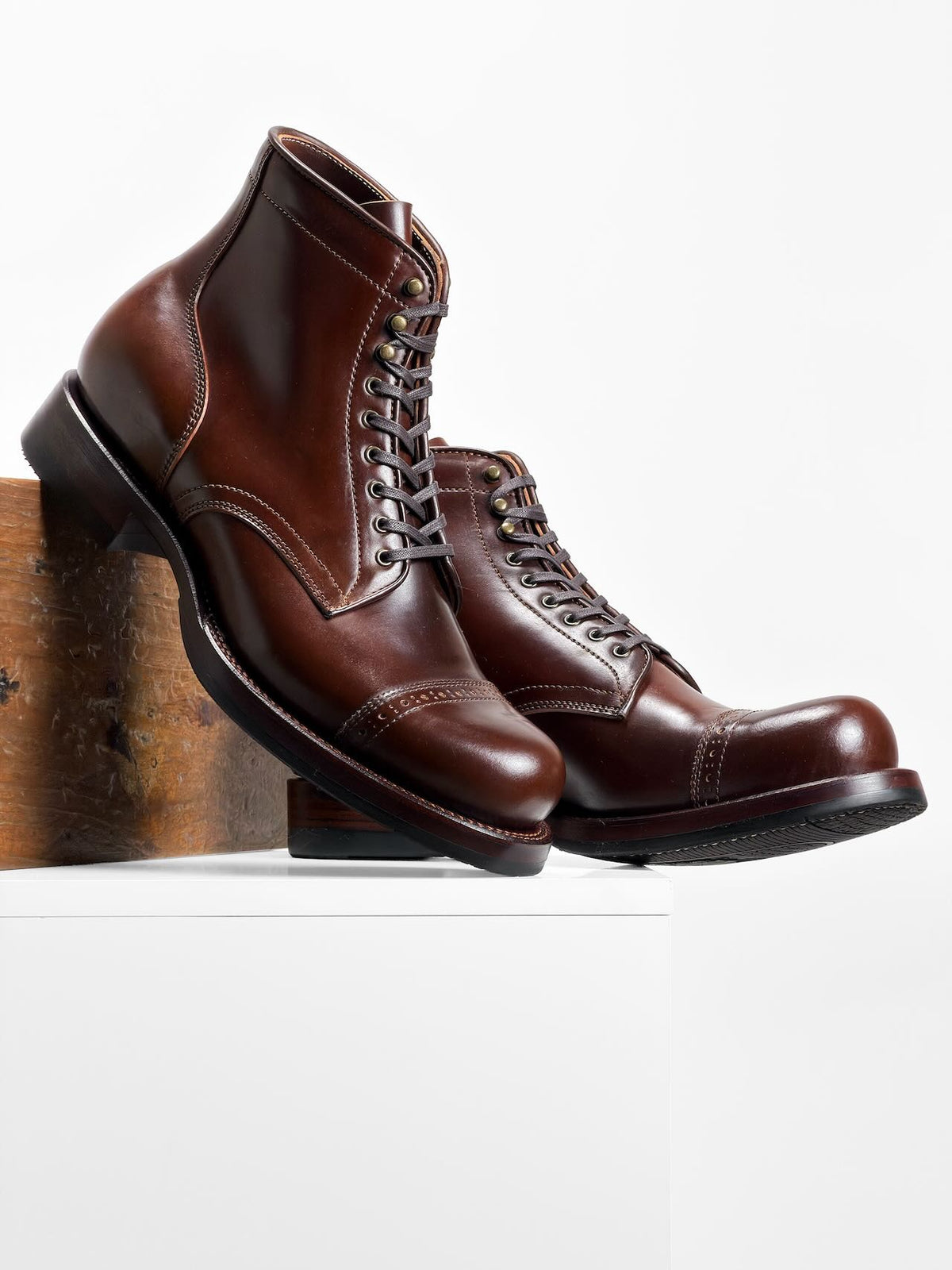 (MTO) - Classic Service Boots - Horween Shell Cordovan No. 4 - 6581