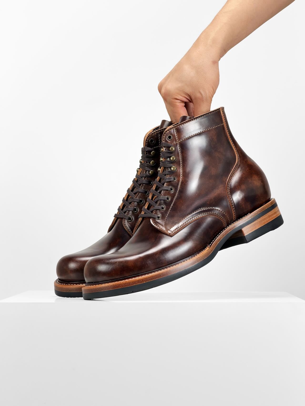 (MTO) - Jump Boots  -  Rocado shell cordovan/Goodyear Welt  - 6582