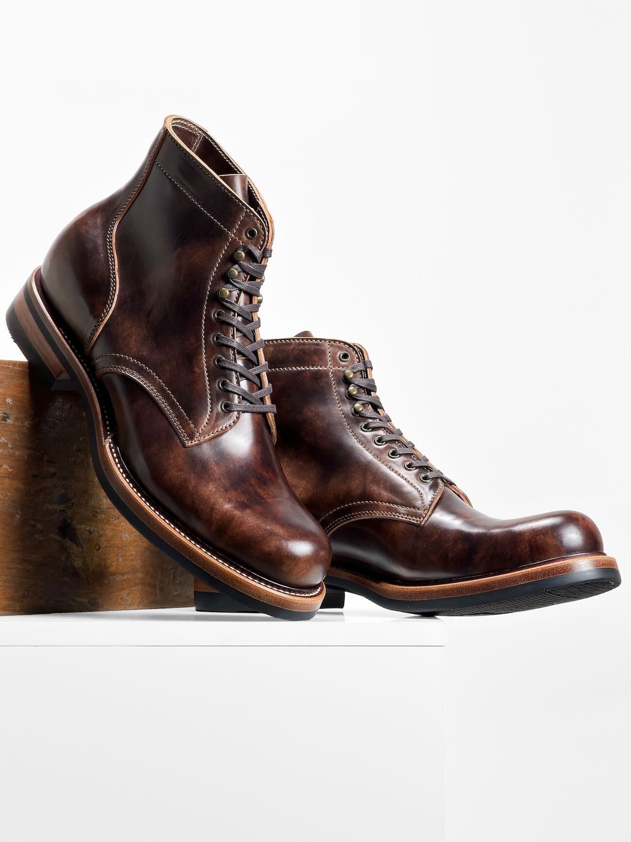(MTO) - Jump Boots  -  Rocado shell cordovan/Goodyear Welt  - 6582