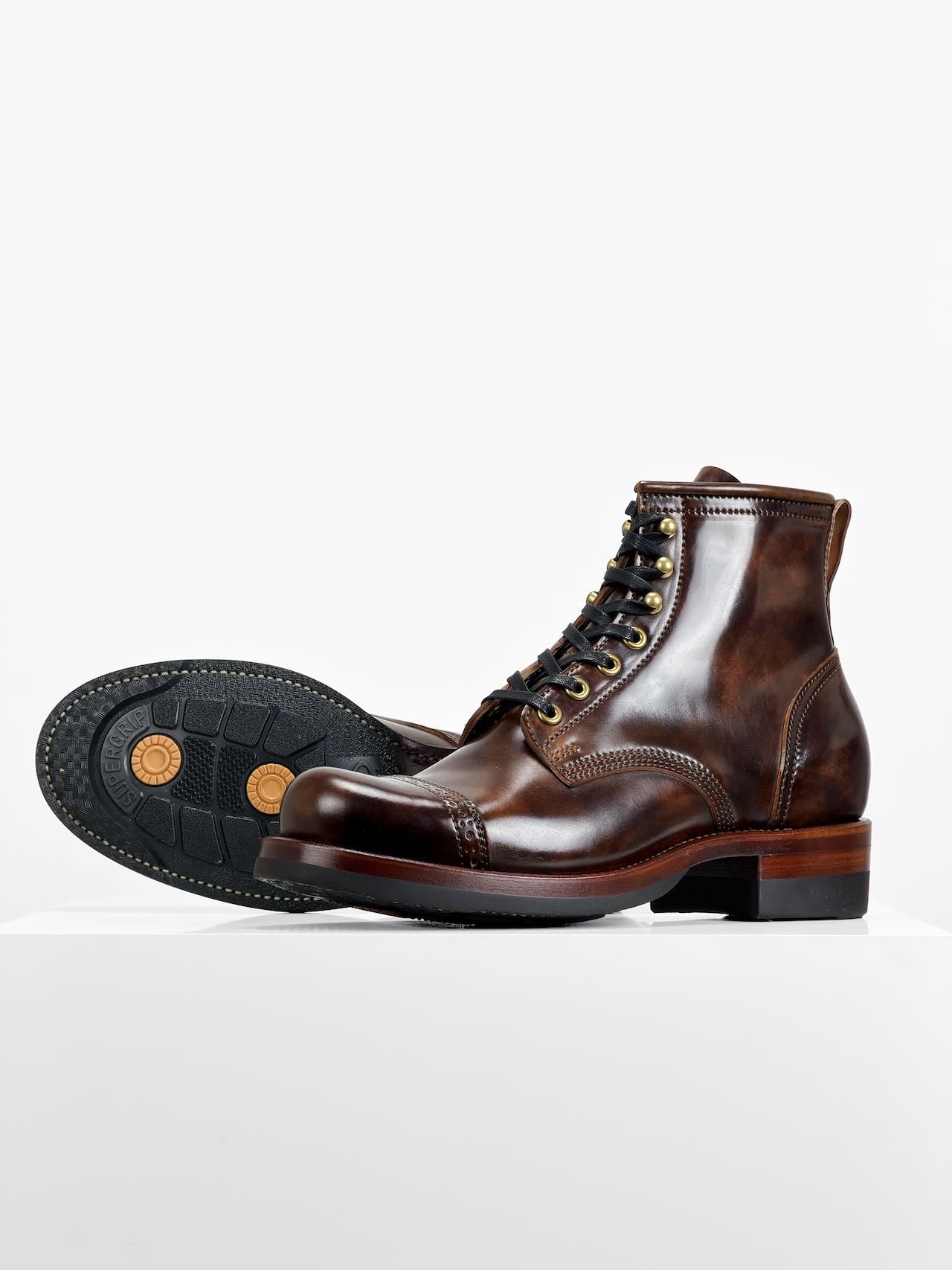 (MTO) - Jump Boots  -  Rocado shell cordovan/Goodyear Welt  - 6167
