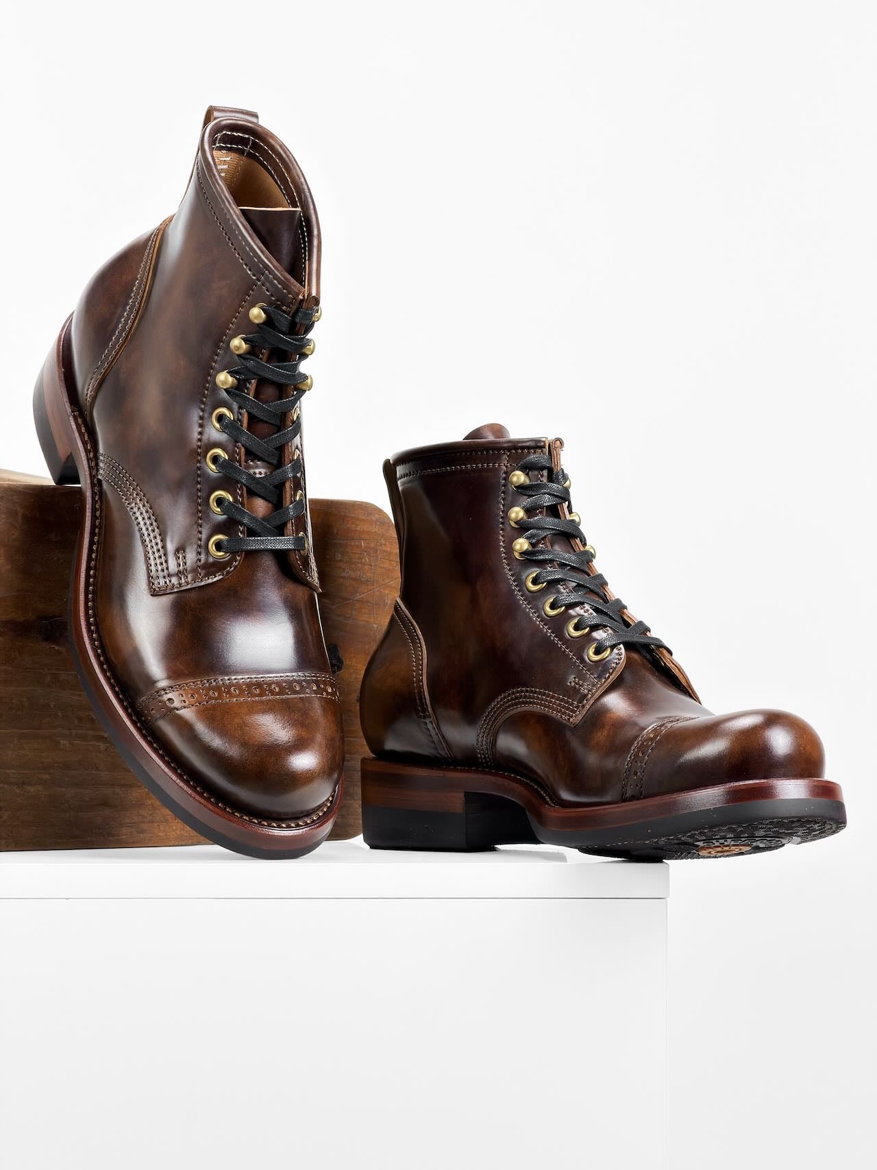 (MTO) - Jump Boots  -  Rocado shell cordovan/Goodyear Welt  - 6167