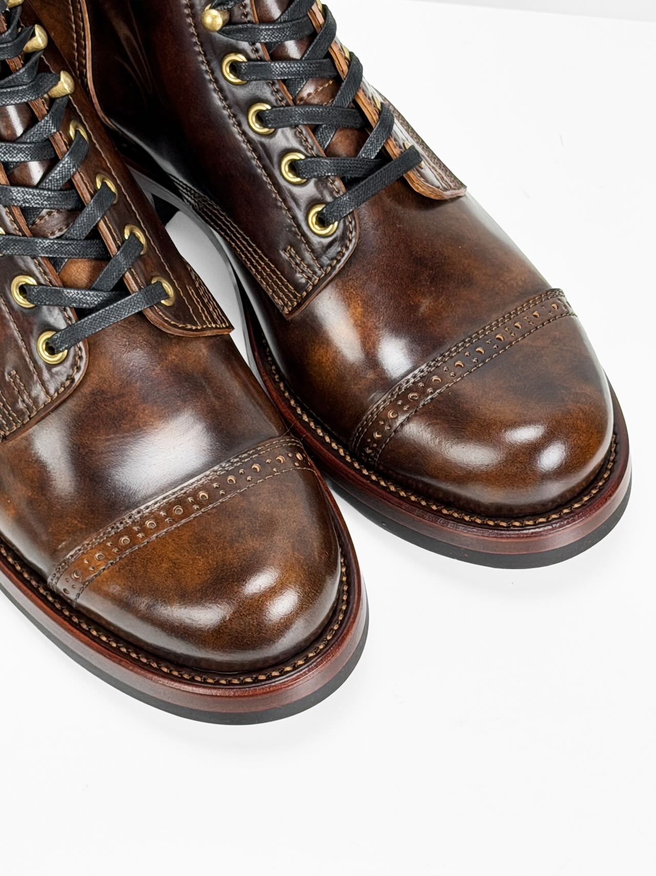 (MTO) - Jump Boots  -  Rocado shell cordovan/Goodyear Welt  - 6167