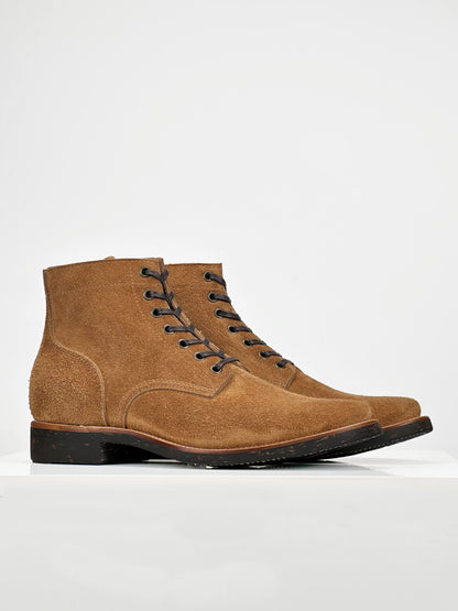 MTO-Escape Boots - Brown reverse cowhide - 5608