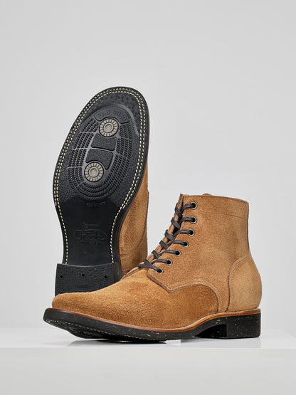 MTO-Escape Boots - Brown reverse cowhide - 5608