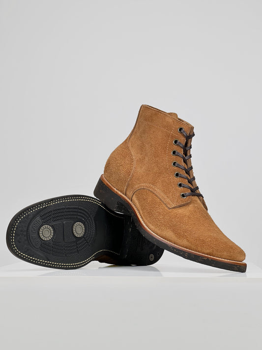 MTO-Escape Boots - Brown reverse cowhide - 5608