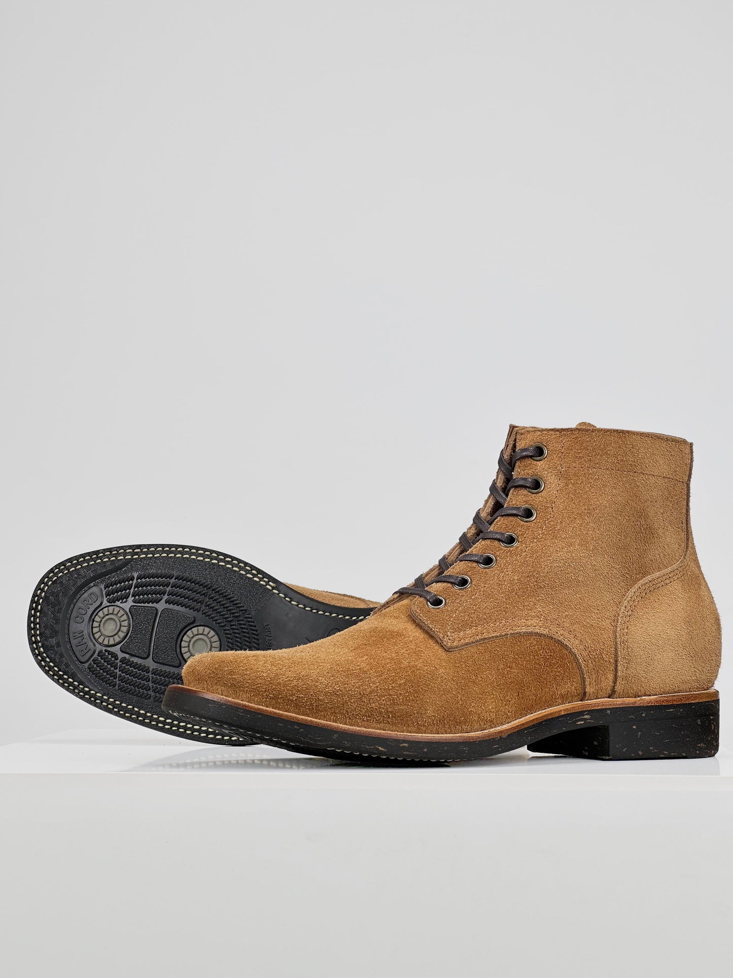 MTO-Escape Boots - Brown reverse cowhide - 5608