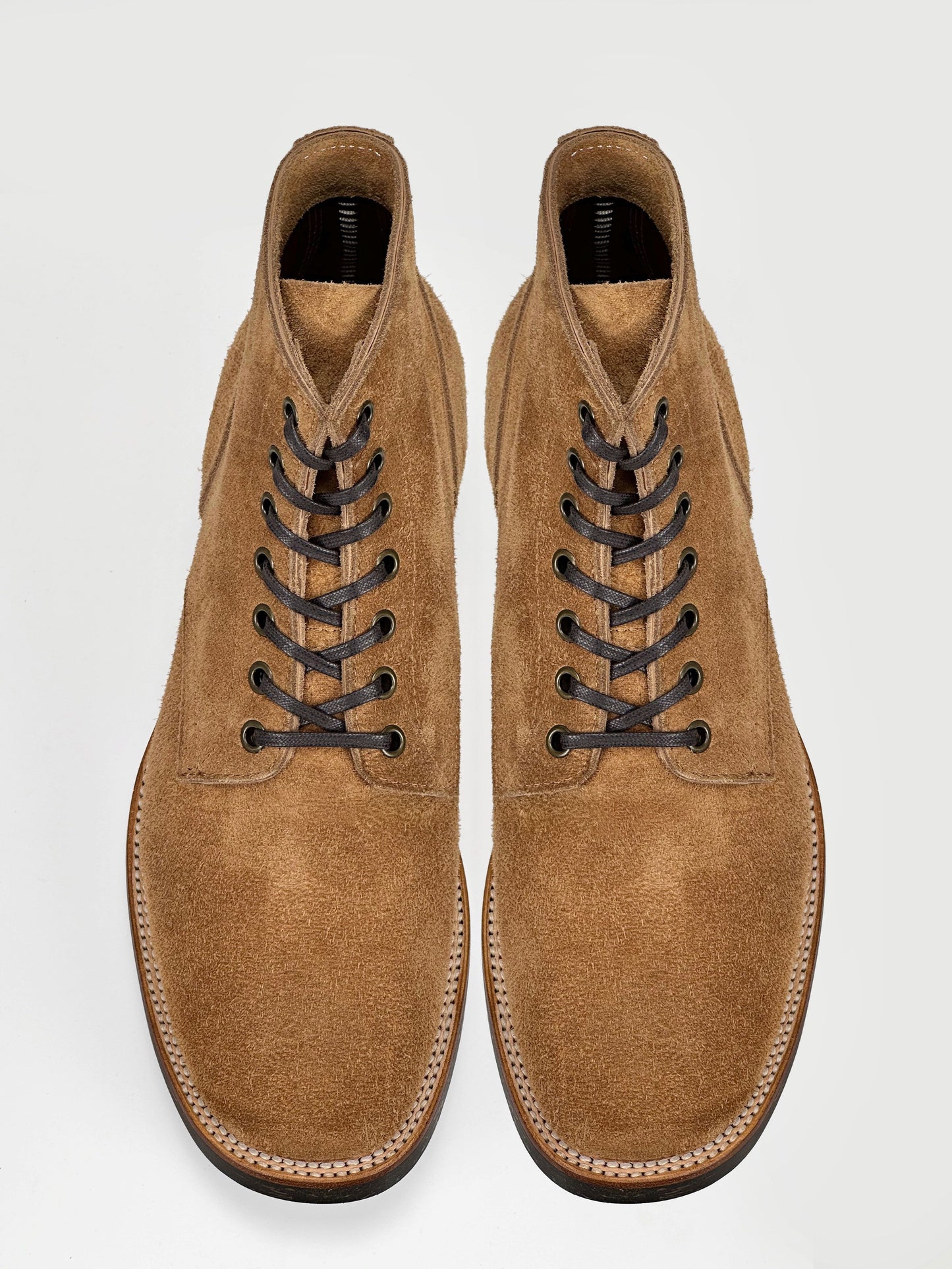 MTO-Escape Boots - Brown reverse cowhide - 5608