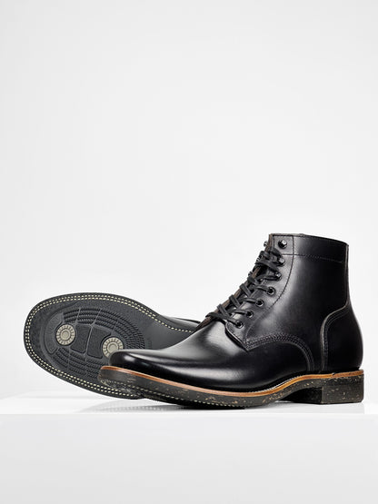 (MTO) - Escape Boots  - Black TeaCore  Cowhide - 5608