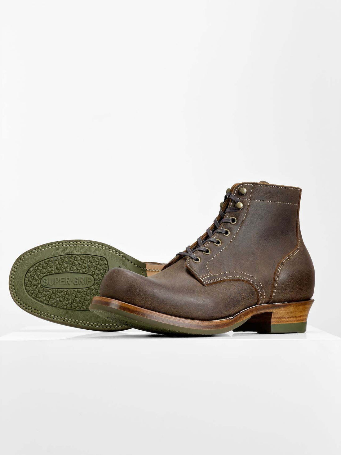 (MTO) - Miner Boots - C.F. Stead KUDU (UK)  SNUFF   - 6185/with 2 hooks