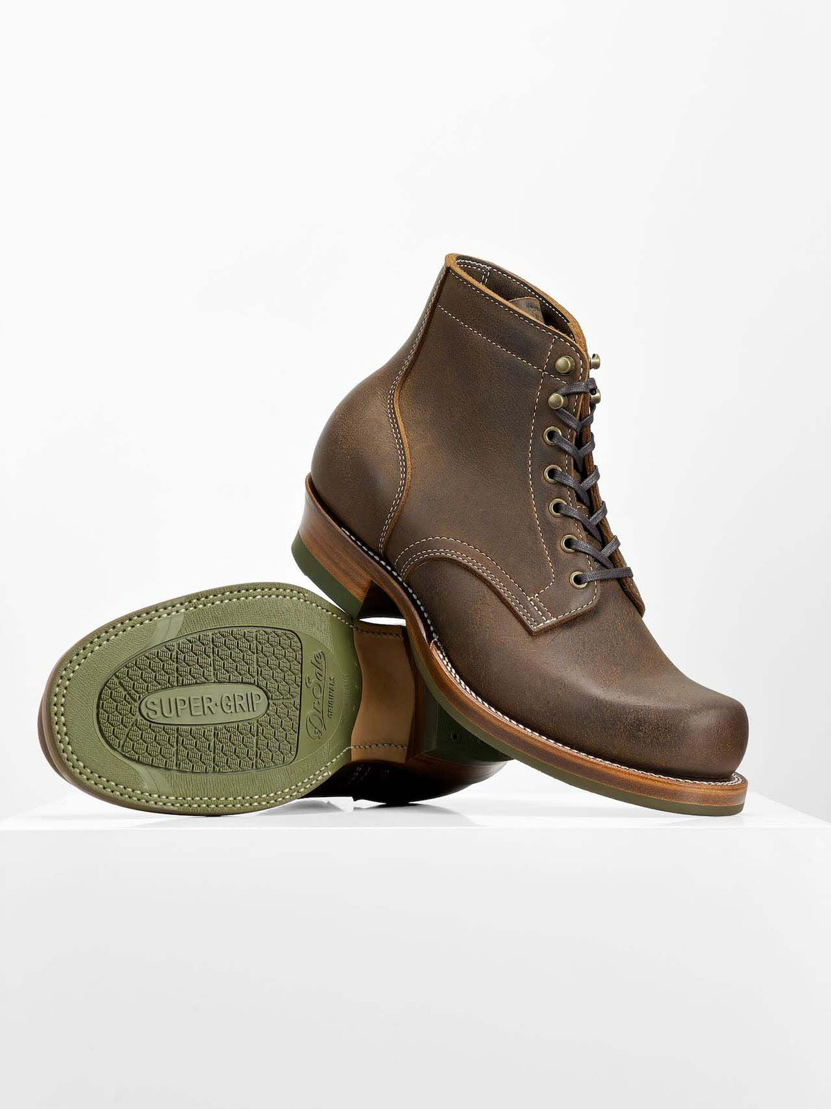 (MTO) - Miner Boots - C.F. Stead KUDU (UK)  SNUFF   - 6185/with 2 hooks
