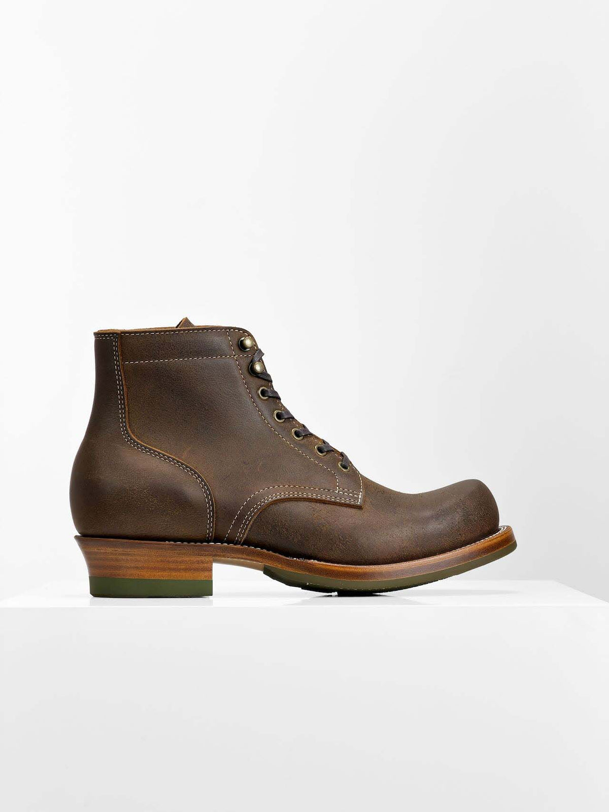(MTO) - Miner Boots - C.F. Stead KUDU (UK)  SNUFF   - 6185/with 2 hooks