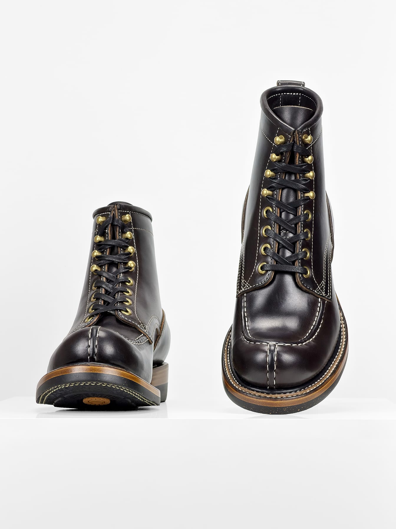 (MTO) - Tanker Boot |  Horween Black CXL | Dr. Sole | Stitchdown Construction  - 6270