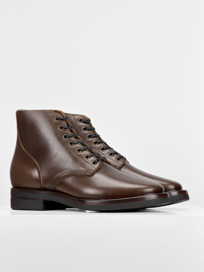 (MTO)-Escape Boots — Maryam coffee oil and waxed horsebutt -6712