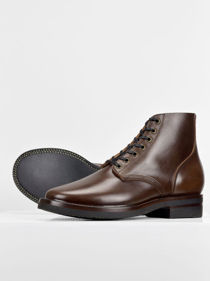 (MTO)-Escape Boots — Maryam coffee oil and waxed horsebutt -6712