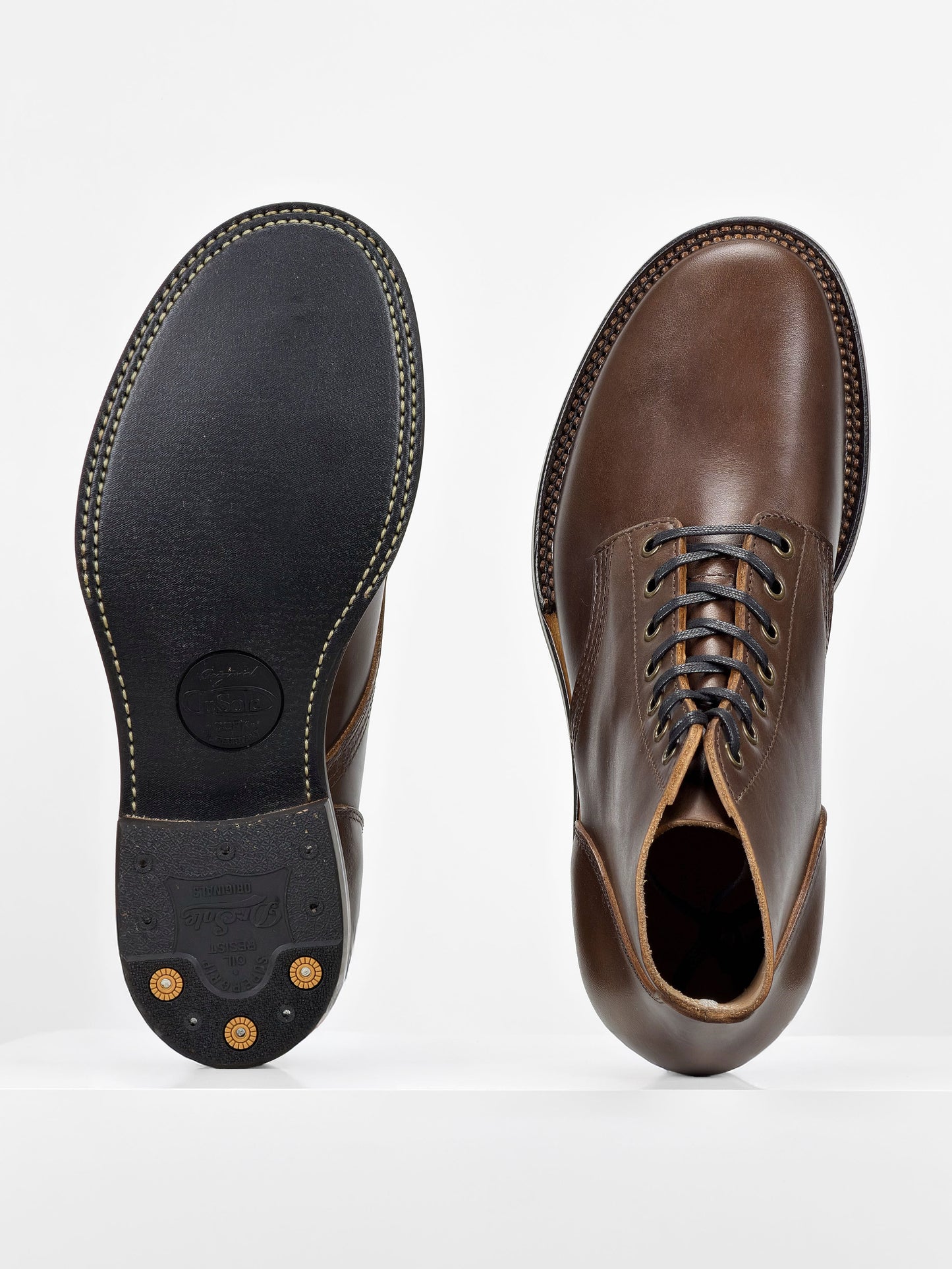 (MTO)-Escape Boots — Maryam coffee oil and waxed horsebutt -6712