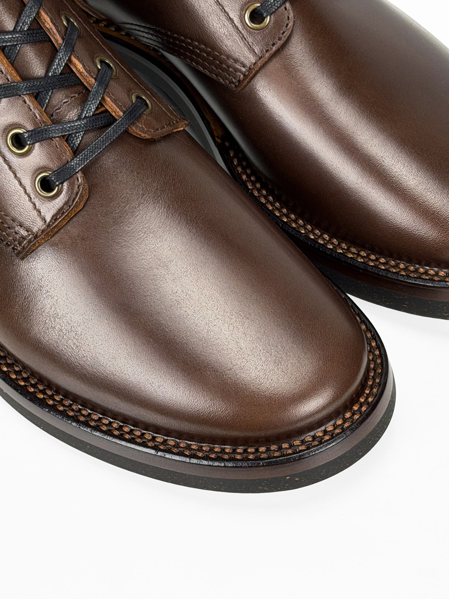 (MTO)-Escape Boots — Maryam coffee oil and waxed horsebutt -6712