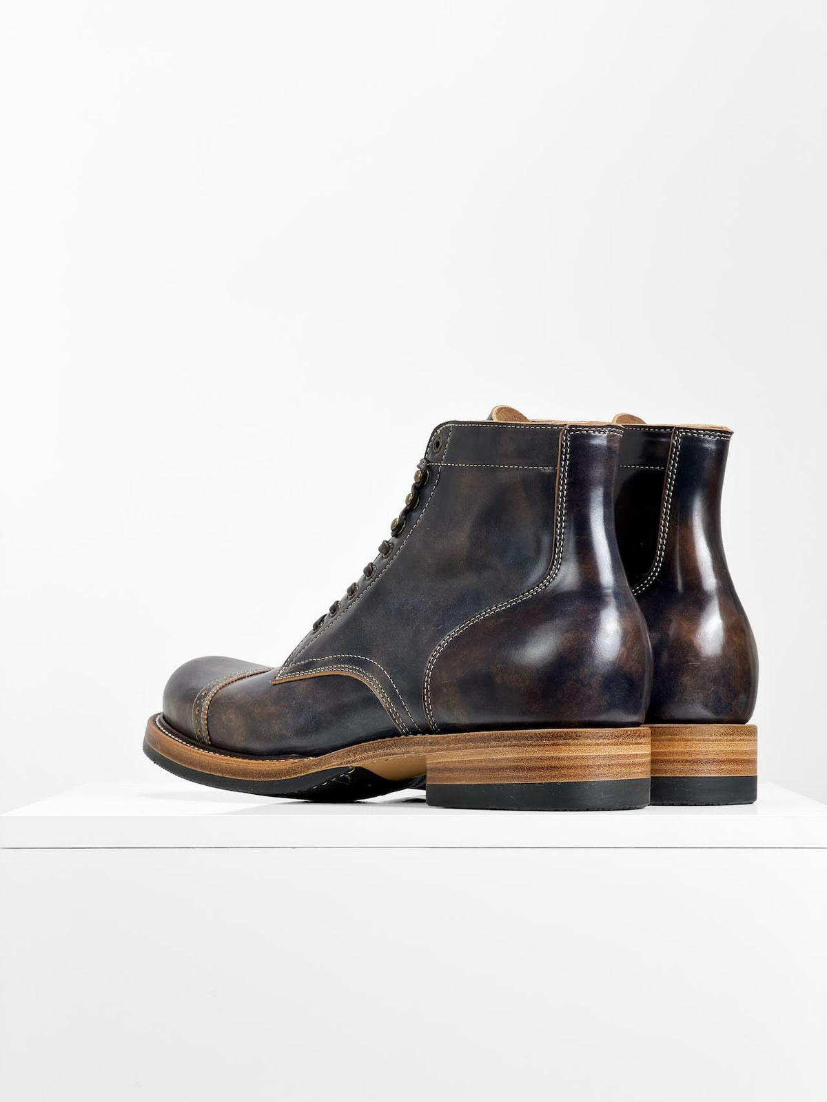 (MTO) - Jump Boots  -  Rocado shell cordovan/Goodyear Welt  - 6581