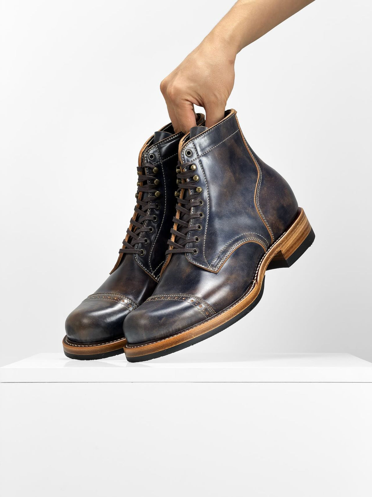 (MTO) - Jump Boots  -  Rocado shell cordovan/Goodyear Welt  - 6581