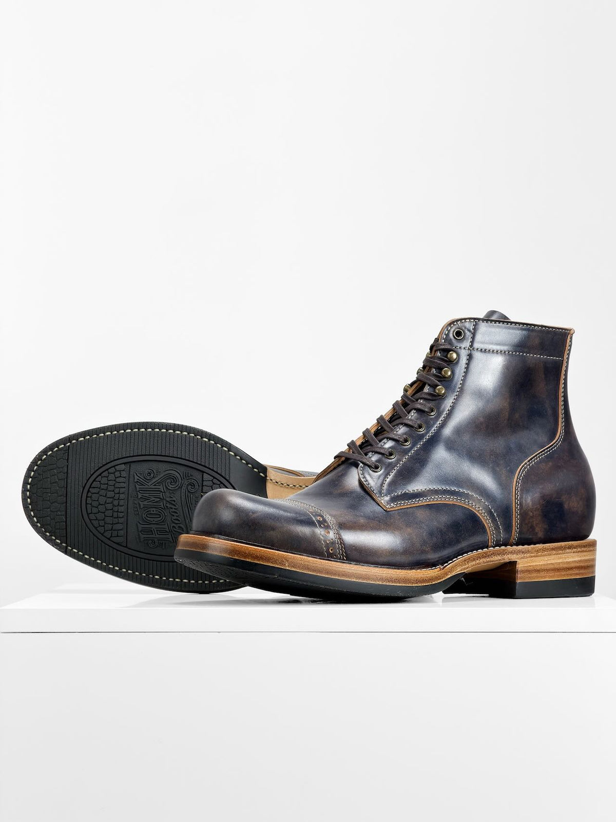 (MTO) - Jump Boots  -  Rocado shell cordovan/Goodyear Welt  - 6581