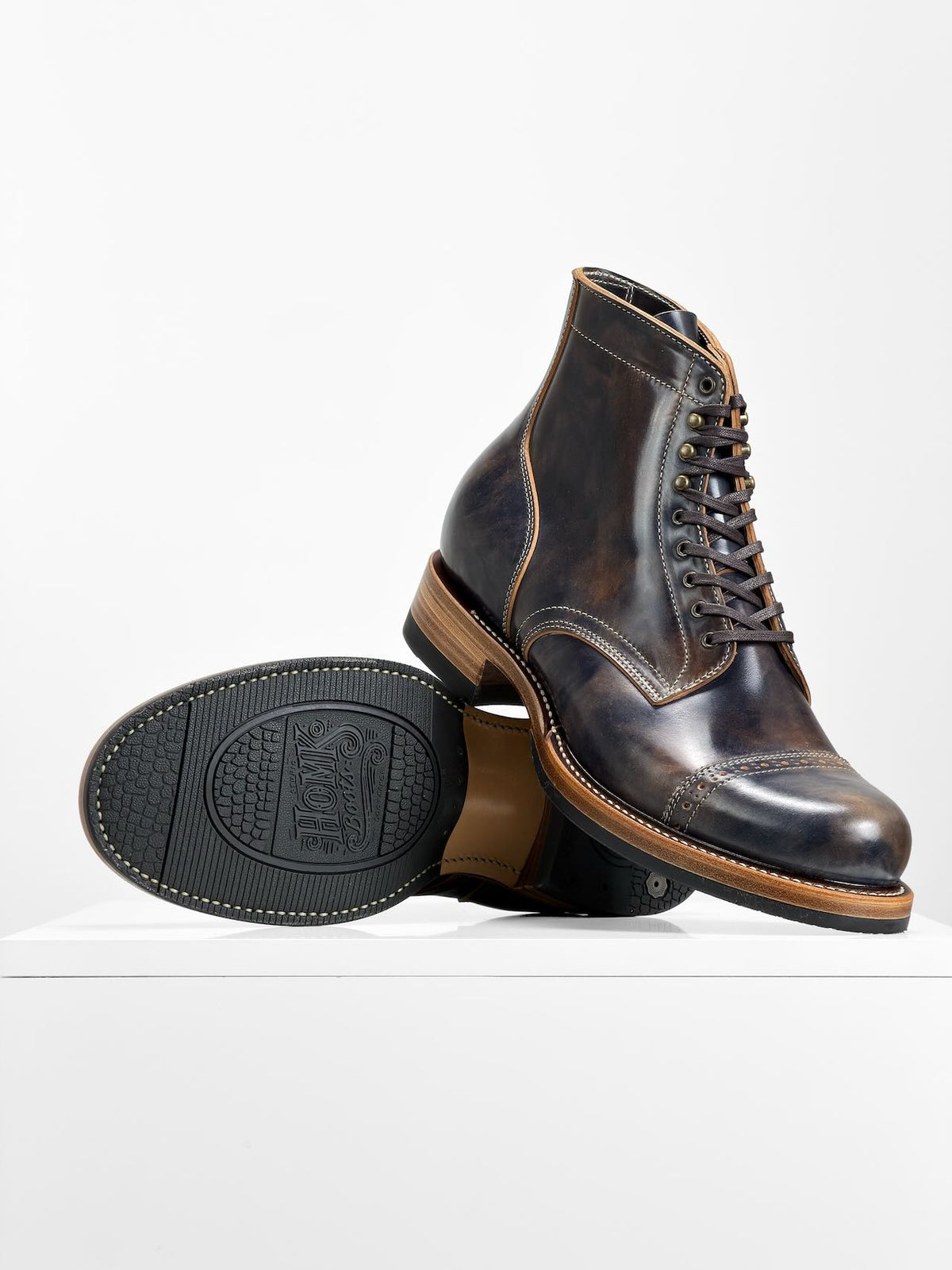 (MTO) - Jump Boots  -  Rocado shell cordovan/Goodyear Welt  - 6581