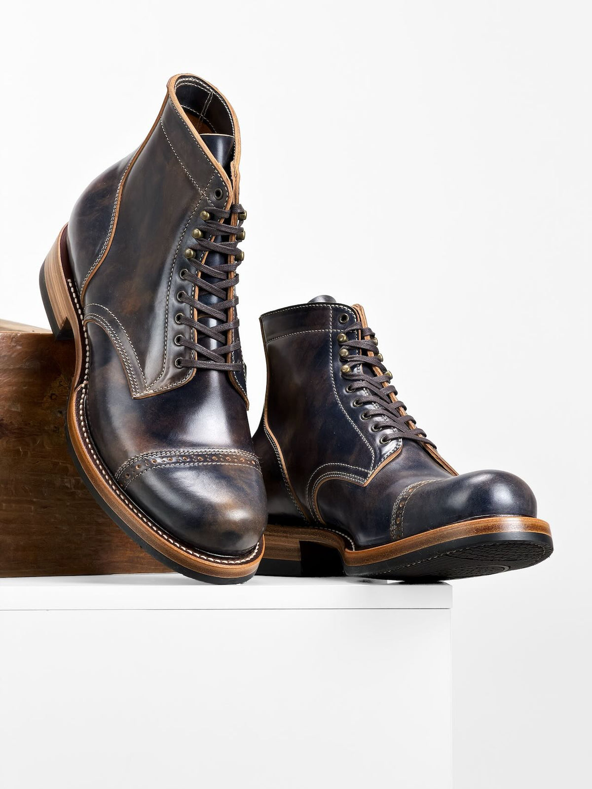 (MTO) - Jump Boots  -  Rocado shell cordovan/Goodyear Welt  - 6581