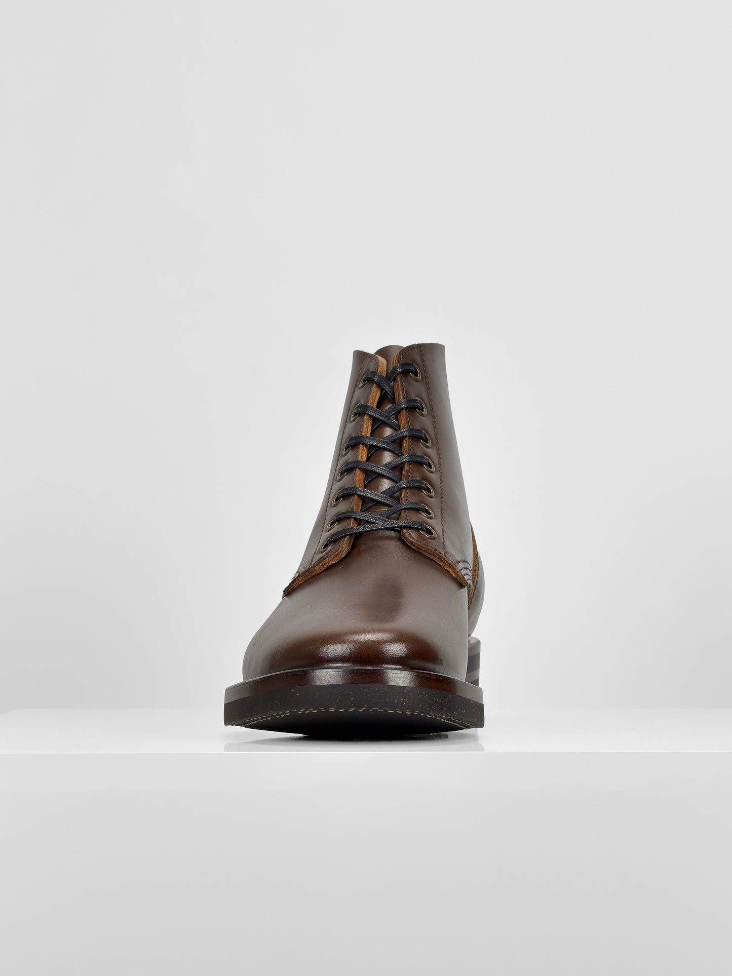 (MTO)-Escape Boots — Maryam coffee oil and waxed horsebutt -6712