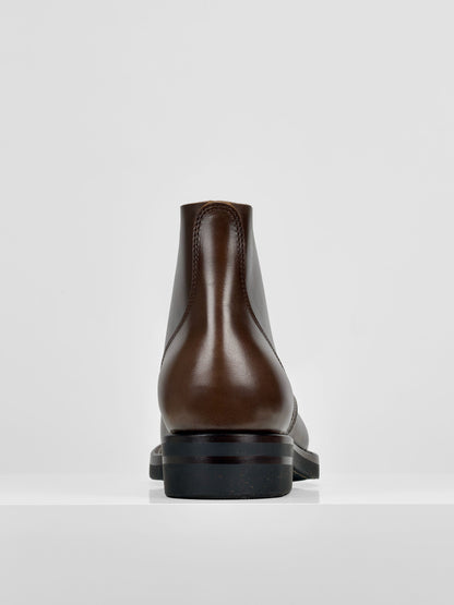 (MTO)-Escape Boots — Maryam coffee oil and waxed horsebutt -6712