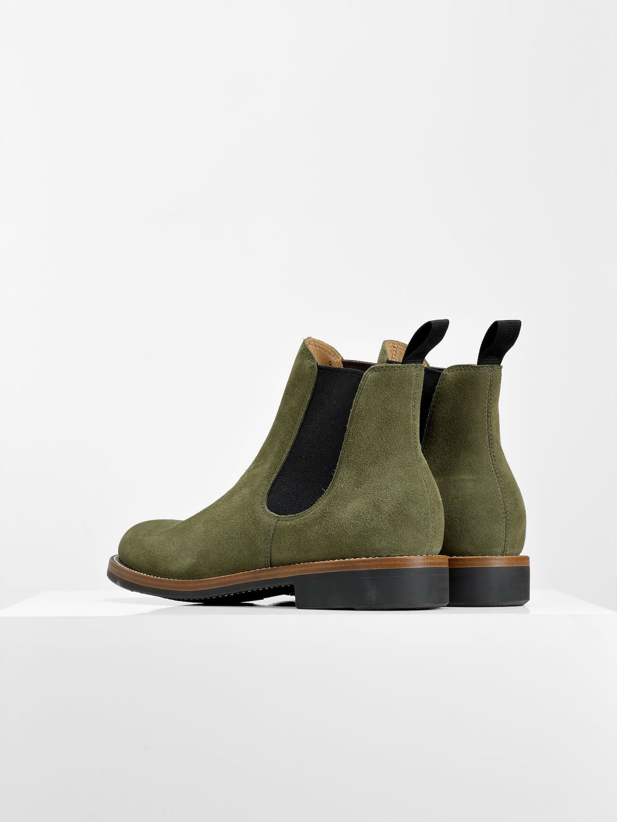 (MTO) - Chelsea Boots -Reverse/Sage  — 6838