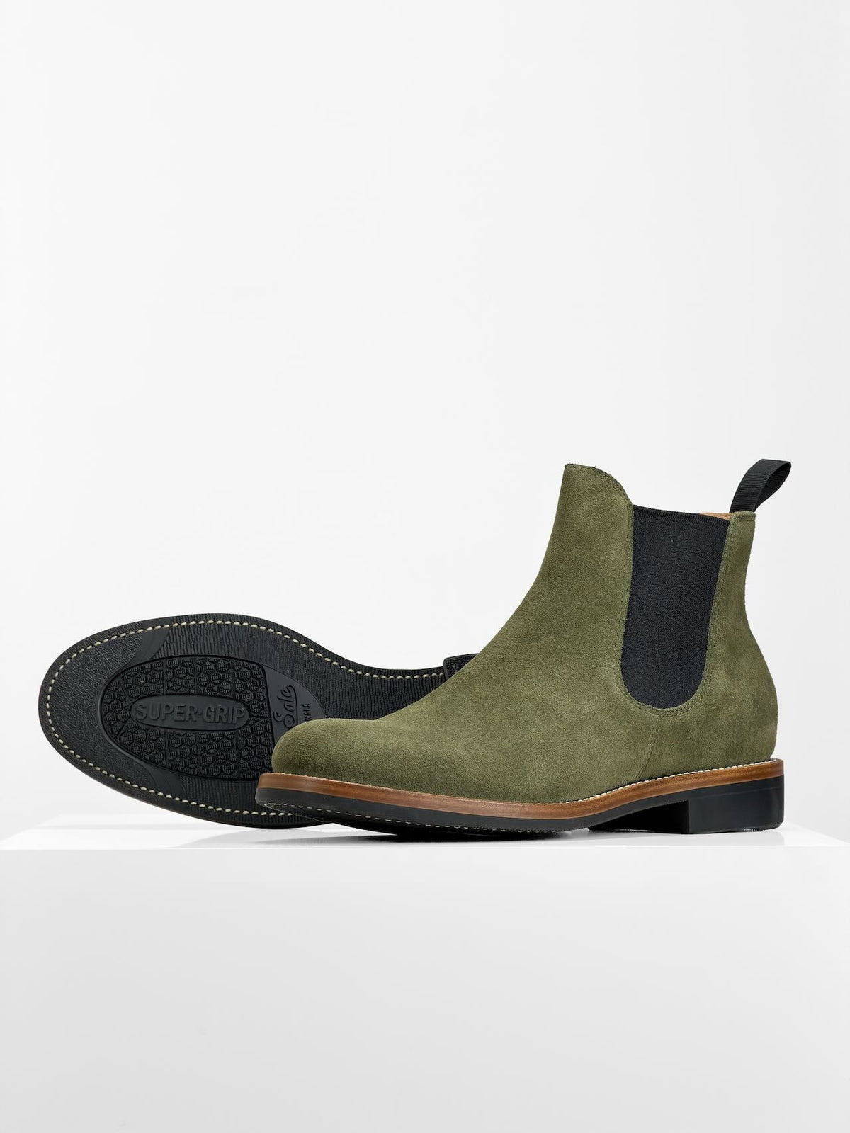 (MTO) - Chelsea Boots -Reverse/Sage  — 6838