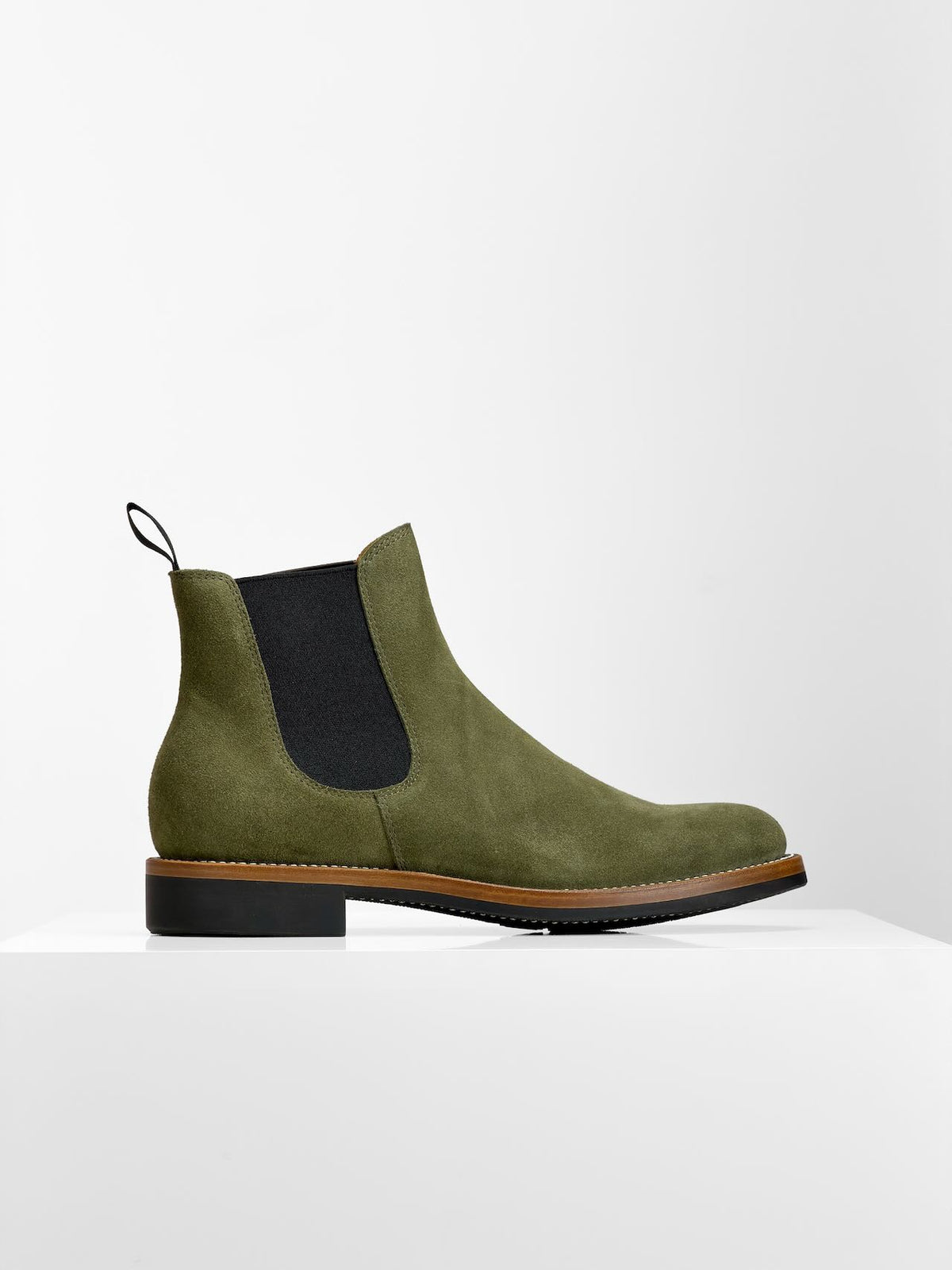 (MTO) - Chelsea Boots -Reverse/Sage  — 6838