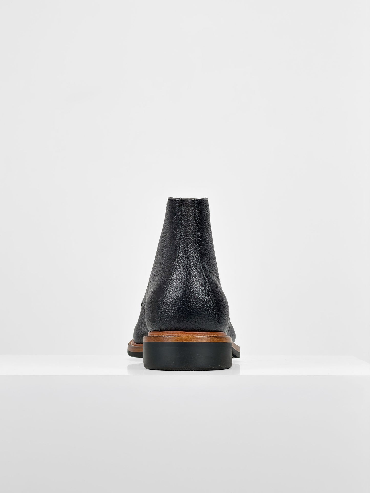 In Stock & Ready to Ship -Service Boot  -  Charles F Stead  Westminster Calf - Black Nebula - 6029