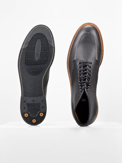 In Stock & Ready to Ship -Service Boot  -  Charles F Stead  Westminster Calf - Black Nebula - 6029