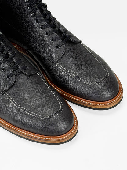 In Stock & Ready to Ship -Service Boot  -  Charles F Stead  Westminster Calf - Black Nebula - 6029