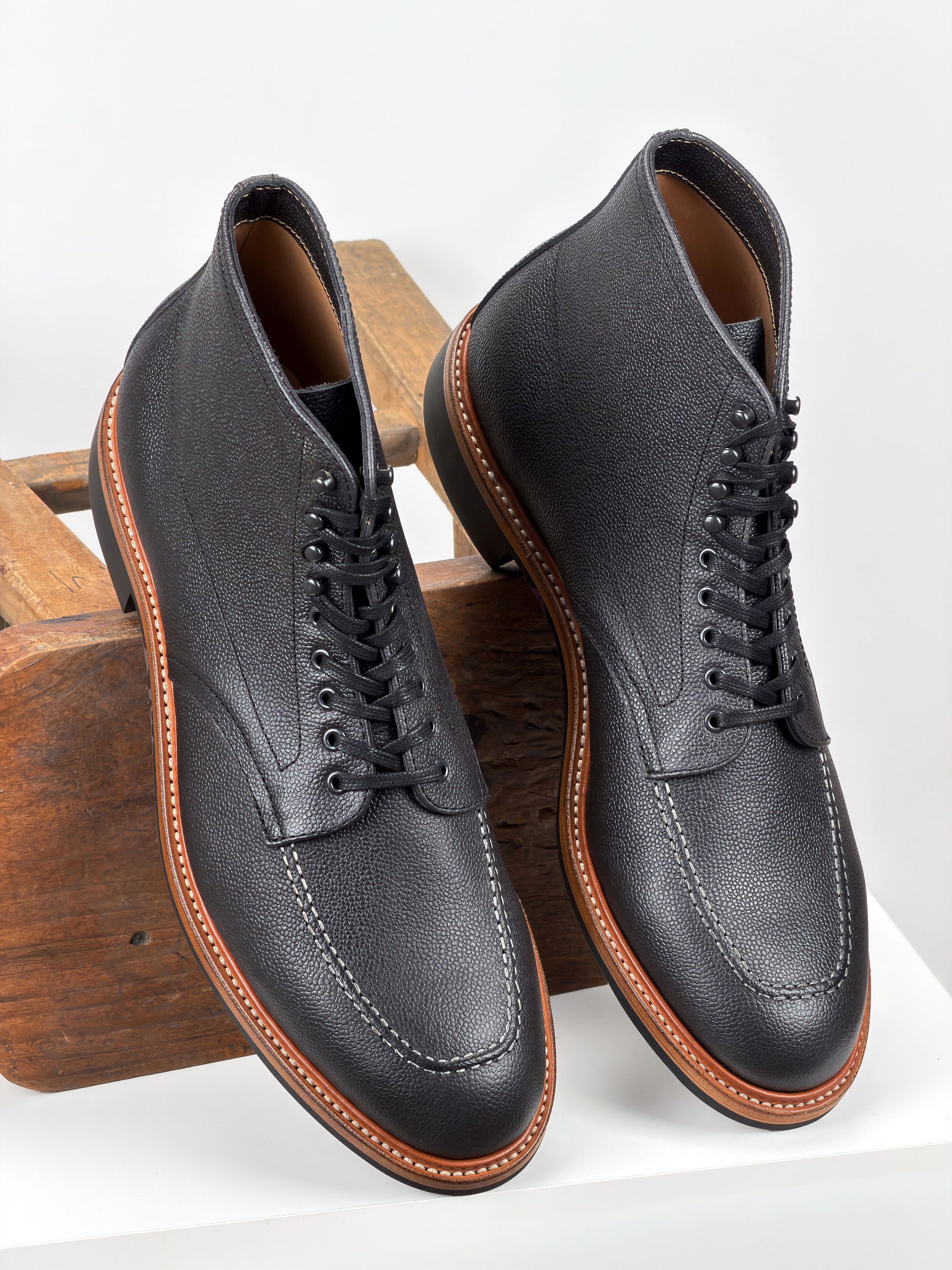 RTS / In Stock -Service Boot  -  Charles F Stead  Westminster Calf - Black Nebula - 6029