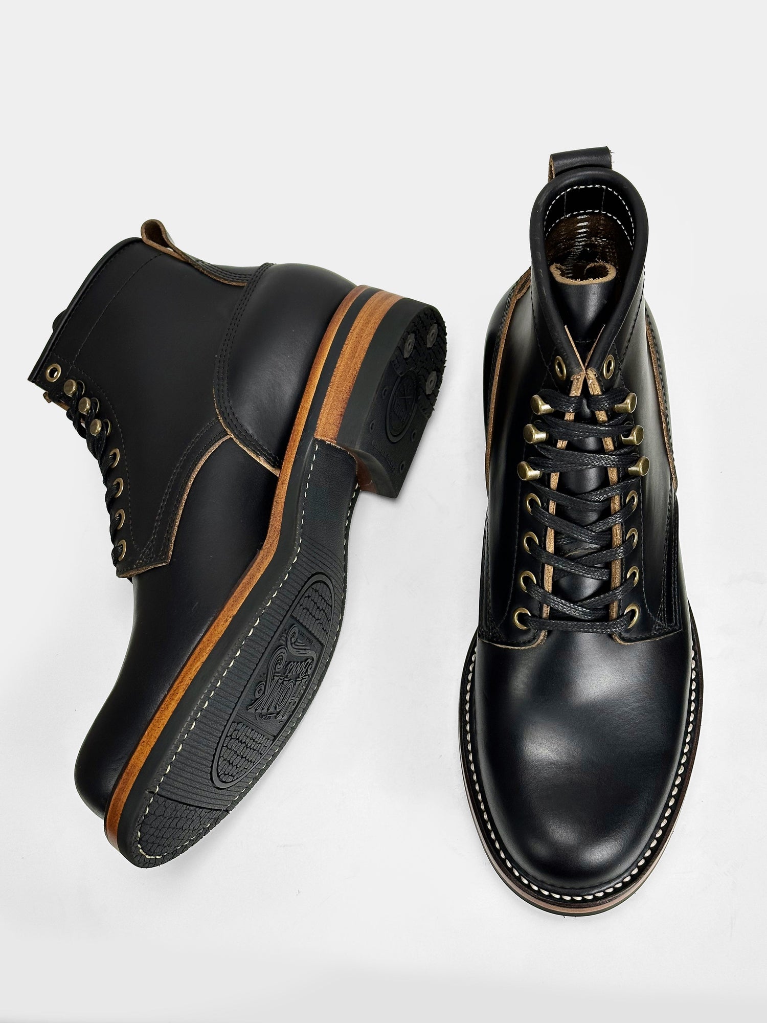 RTS / In Stock - Woodcutting boots  - Plain Toe - 6187